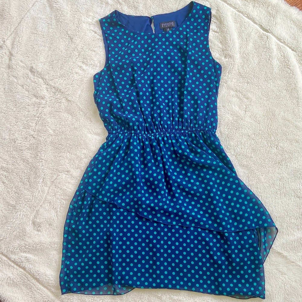 Polka Dot A-Line Dress